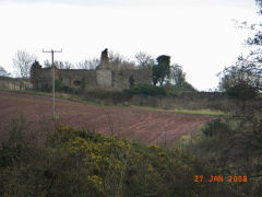 
The ruins of Cleppa Park house, August 2008